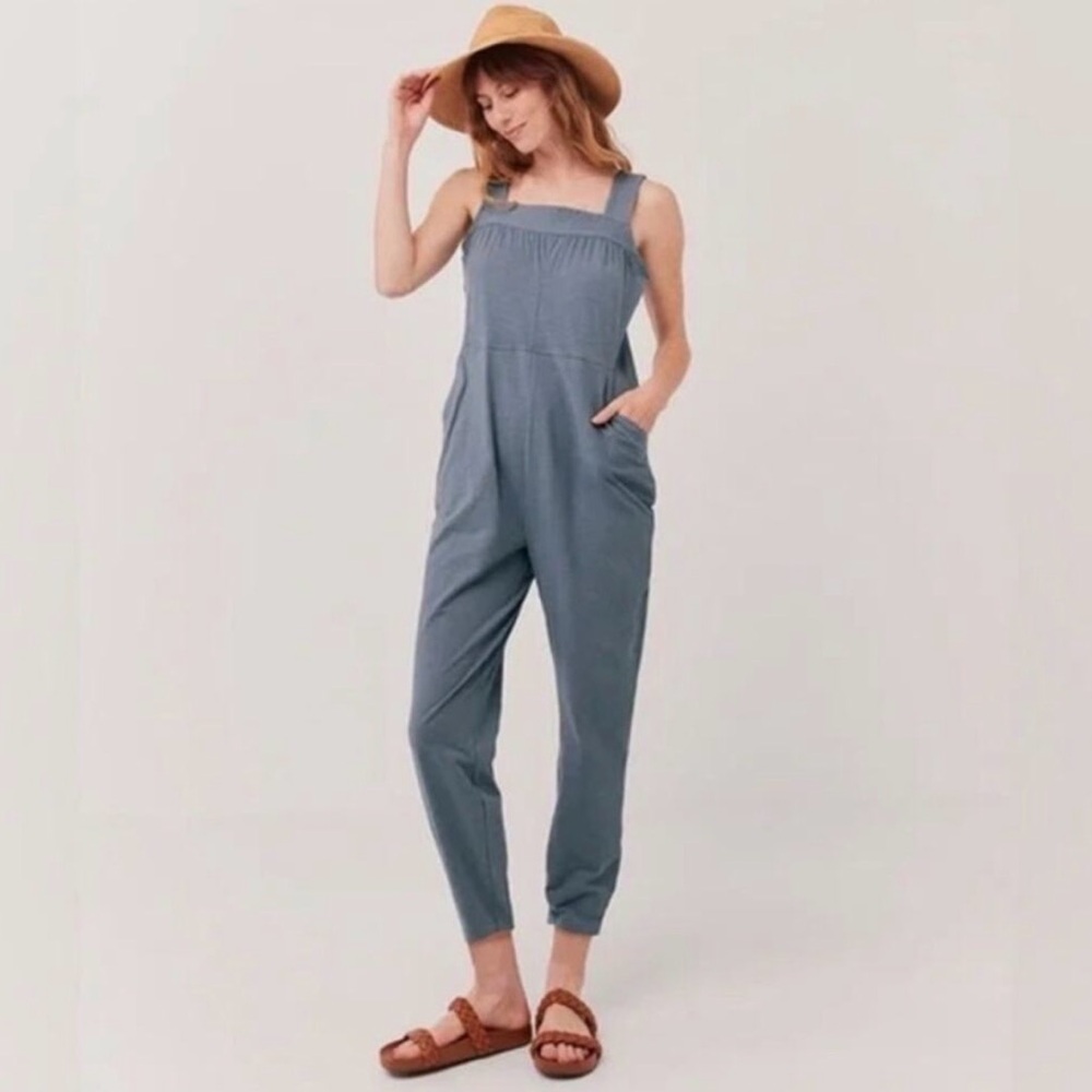 Pact Women's Slate Blue Jumpsuit Romper